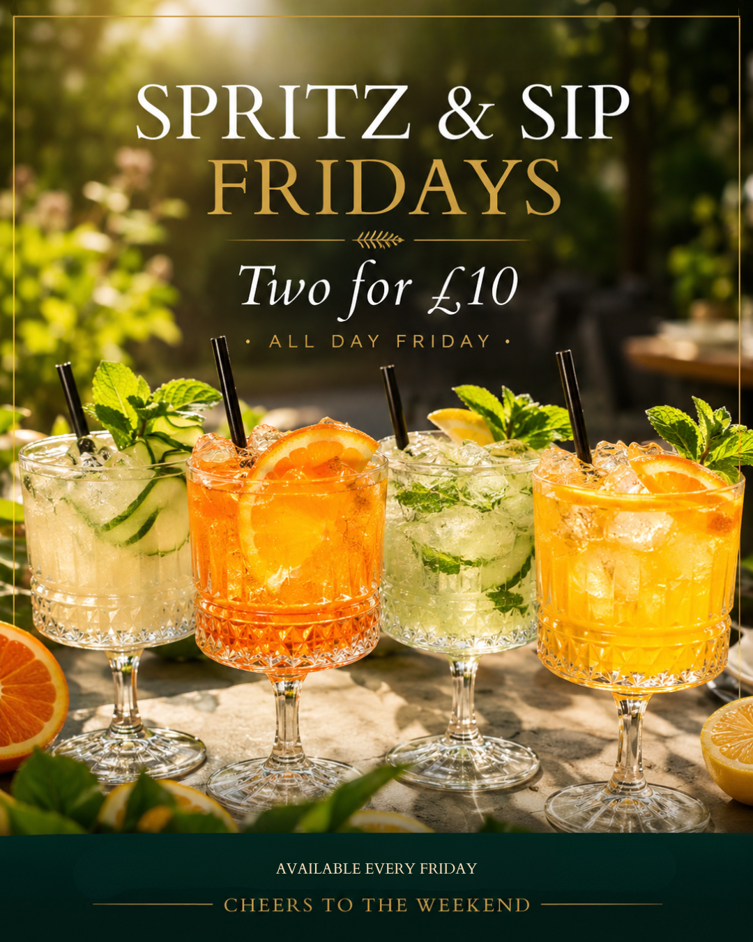 Forge & Fern Offer Spritz & Sip Two for £10